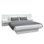 Lit plateforme avec tête de lit et tables de chevet Katsuki (2) - Assemblage facile, aucun sommier requis-112681193-98742449