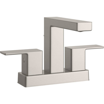 Centerset Bathroom Faucet with Drain Assembly