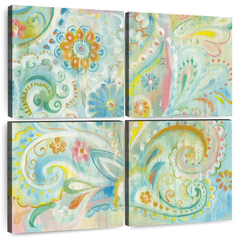 Kerner Spring Dream Paisley III, 26" H x 26" W