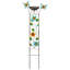 Bol décoratif décoratif pour bain d'oiseaux à motif floral et papillons