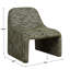 Fauteuil d'appoint vert olive Menlo