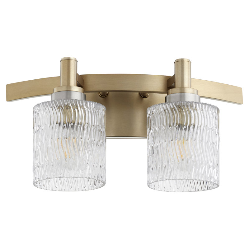 Marjoram 2 - Light Dimmable Vanity Light, Aged Brass