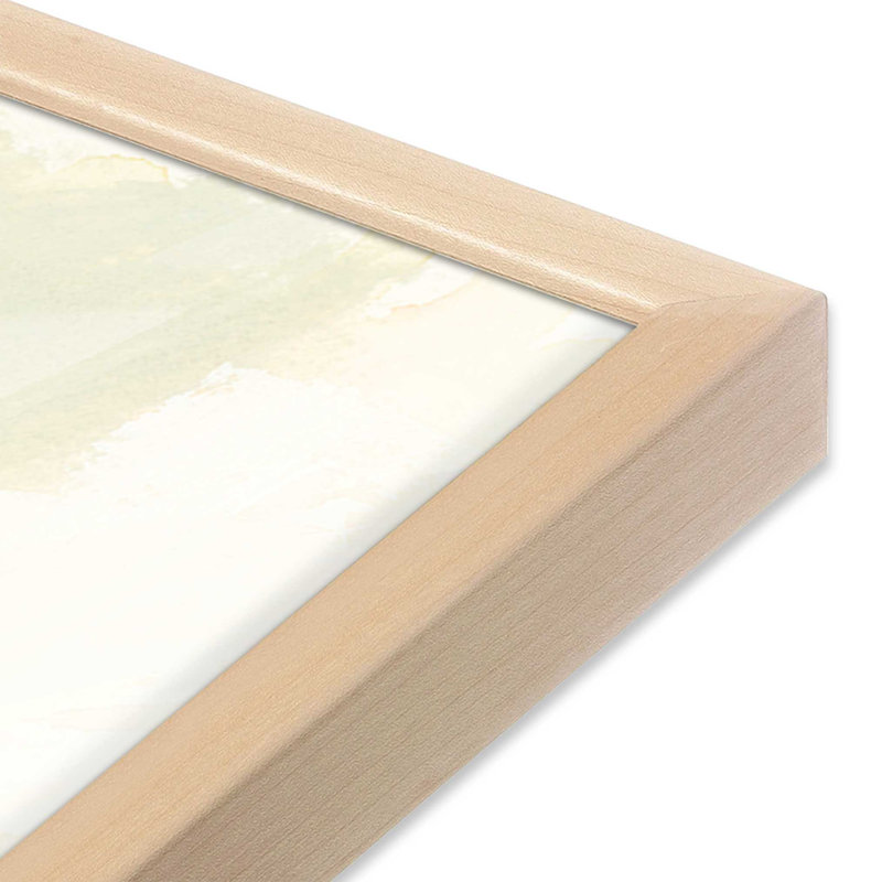 «Whispers of Nature II», reproduction, Cadre ouvert en érable brut, H 15 po x l 12 po
