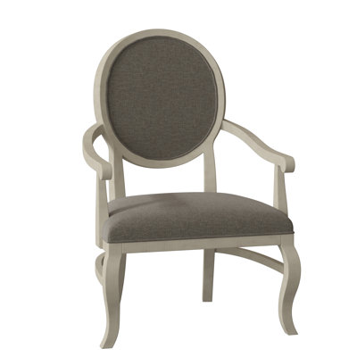 Oakland Upholstered King Louis Back Arm Chair