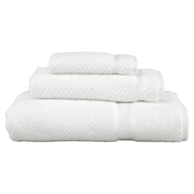 Ensemble de serviettes en coton turc 3 pièces herringbone