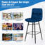 Tiffanie Bar Stool with Iron Frame-141600229