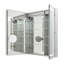 Armoire à pharmacie à DEL avec désembueur, gradateur, miroir grossissant à DEL réglable 3 x l 40 po x H 30 po x P Chaitee-1164922942