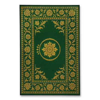 Tapis tissé orange traditionnel Mosso