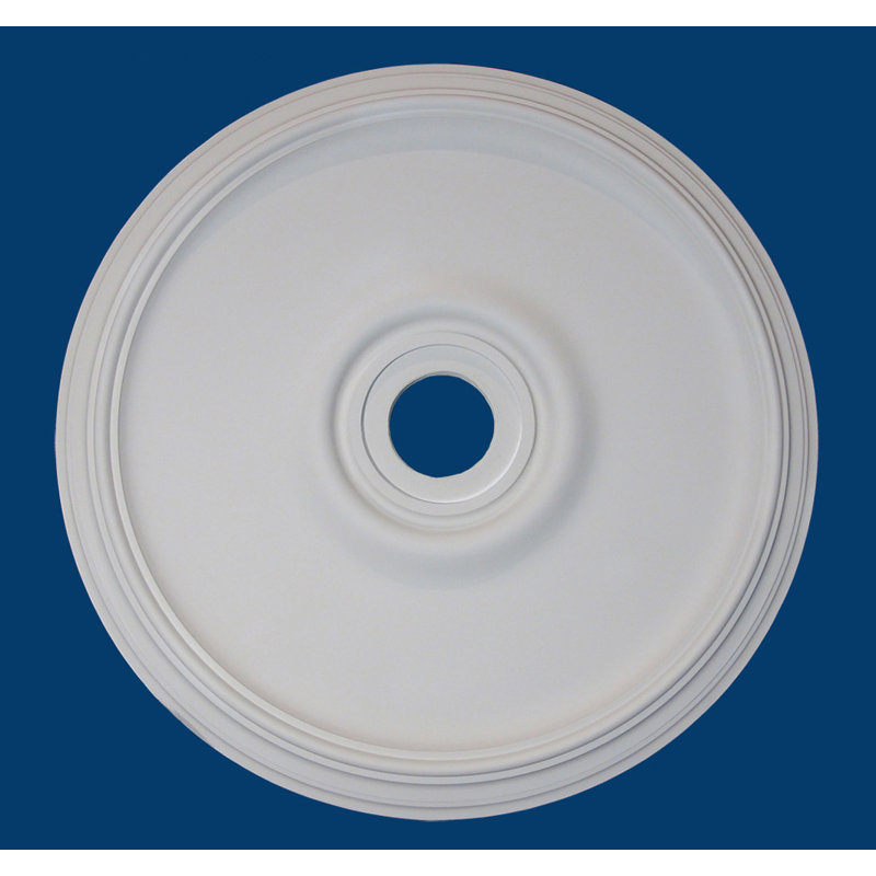 Médaillon de plafond impérial, H 1,5 po x l 28 po x P 28 po