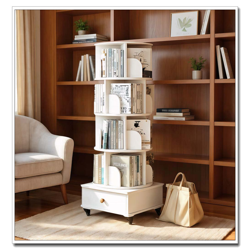 Bibliothèque rotative, Blanc-dre