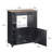 Nazaro Utility Cart with Wheels and Built-In Outlets-1398544774