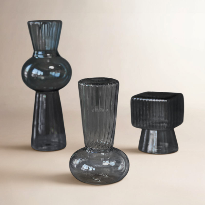 6.5'' H Glass Tabletop Candlestick