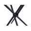 35.4" Round Glass Dining Table And 4 Upholstered Dining Chairs For Kitchen, Dining Room, Living Room-110983771