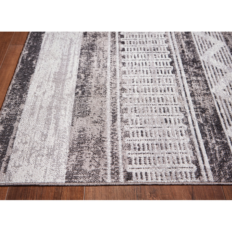 Henchester 8' x 10' Multicolor Synthetic Washable Area Rug