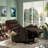 Upholstered Heated Massage Chair-1884018509
