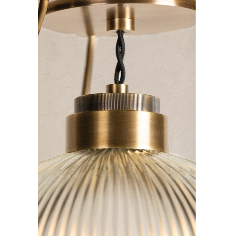 1 - Light Semi Flush Mount, 13" H x 17.75" W x 17.75" D