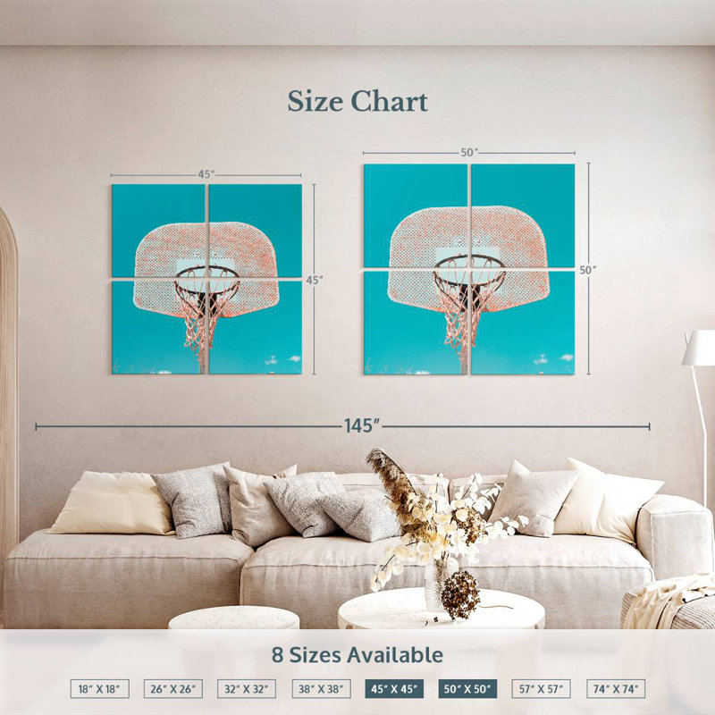 Ballon de basketball Sirci Sky High, H 45 po x l 45 po