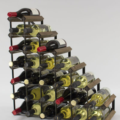 Liddle 27 Bottle Floor Wine Bottle Rack