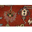 Tapis rouge nouvel âge en laine 9 pi x 11 pi 11 po Fosca