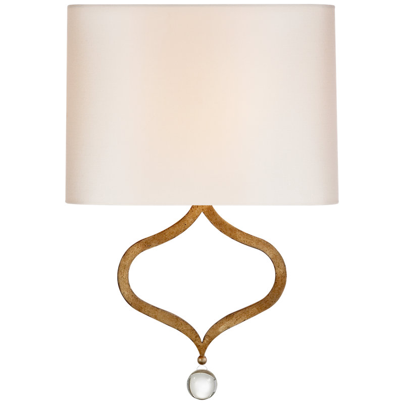 Heart 1 - Light Wallchiere, Gilded Iron