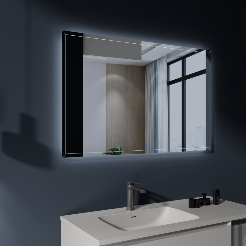  Miroir de salle de bain Angela, 30 po x 47,2 po