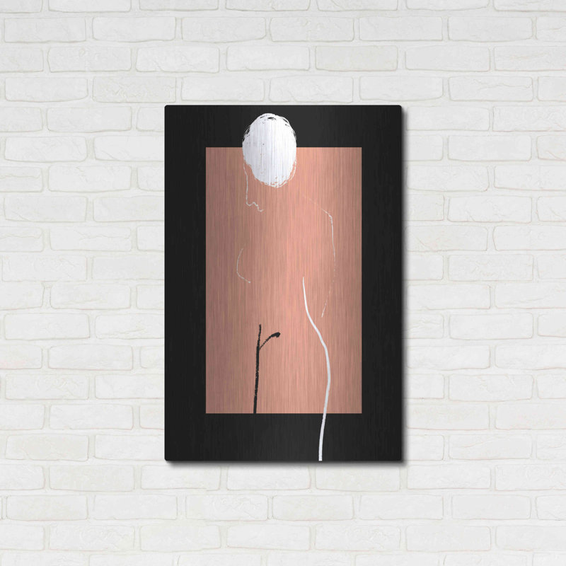 Red Barrel Studio® «Artistic Nude» par Cesare Bellassai, art mural en métal, H 36 po x l 24 po
