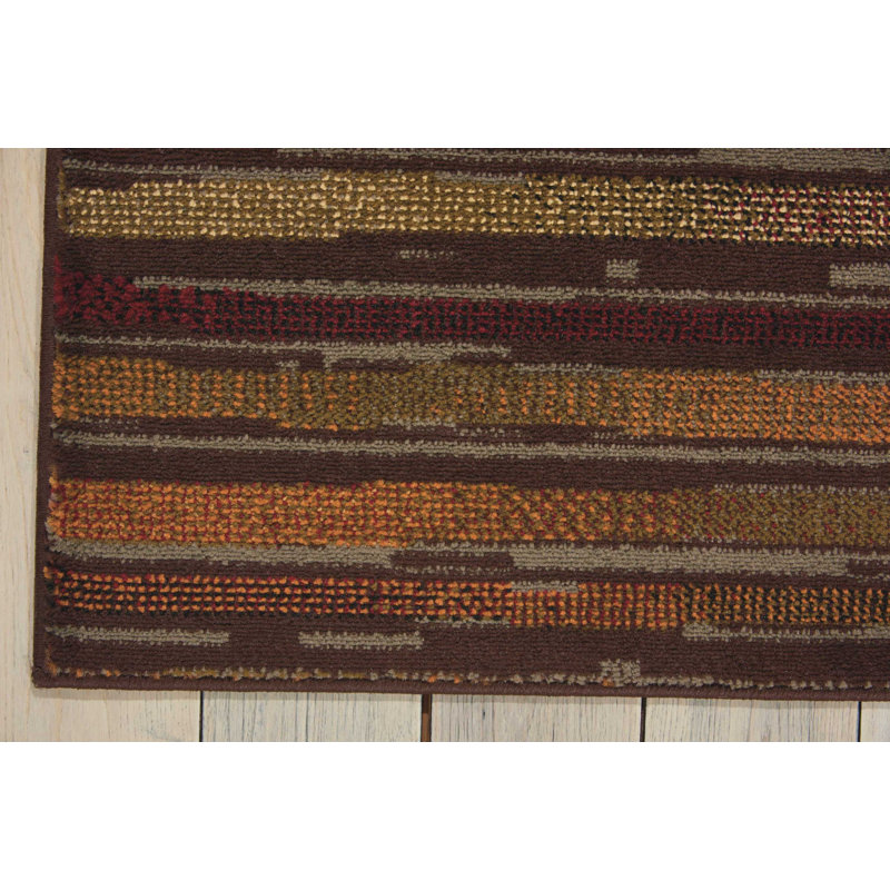 Tapis traditionnel transitionnel multicolore Angelita, Rectangle 7 pi 10 po x 10 pi 6 po