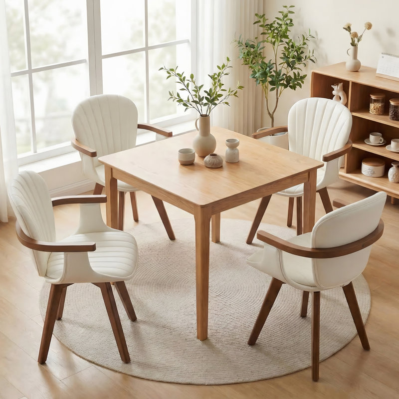 Kretzmer Upholstered Dining Chair, Beige