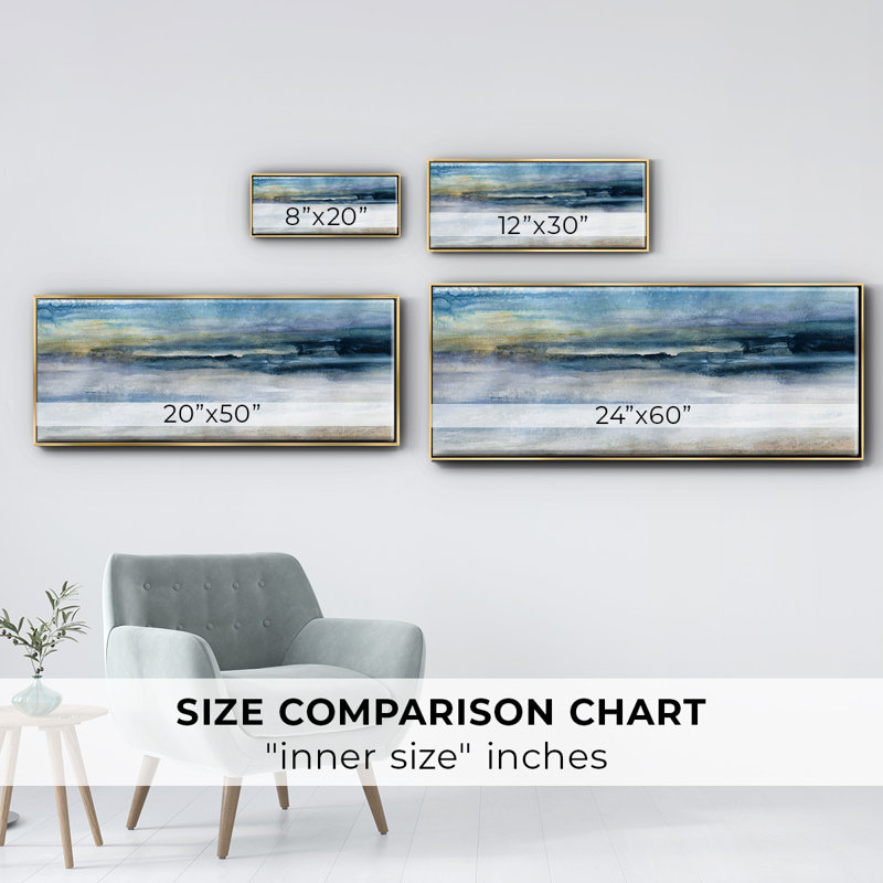 Wind and Water- Framed Canvas