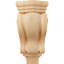 Très petit corbeau en bois de pilastre traditionnel-58020067