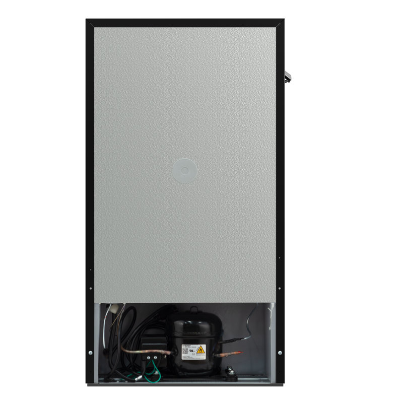 Frigidaire, 3.2 Cu. Ft. Retro Compact Refrigerator, Built-In Side Bottle Opener, Black