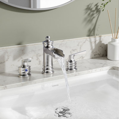 Robinet pour salle de bain à 2 poignées avec drain FURUISI