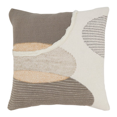 Senara Collection Geometric Shapes Cotton Pillow Cover