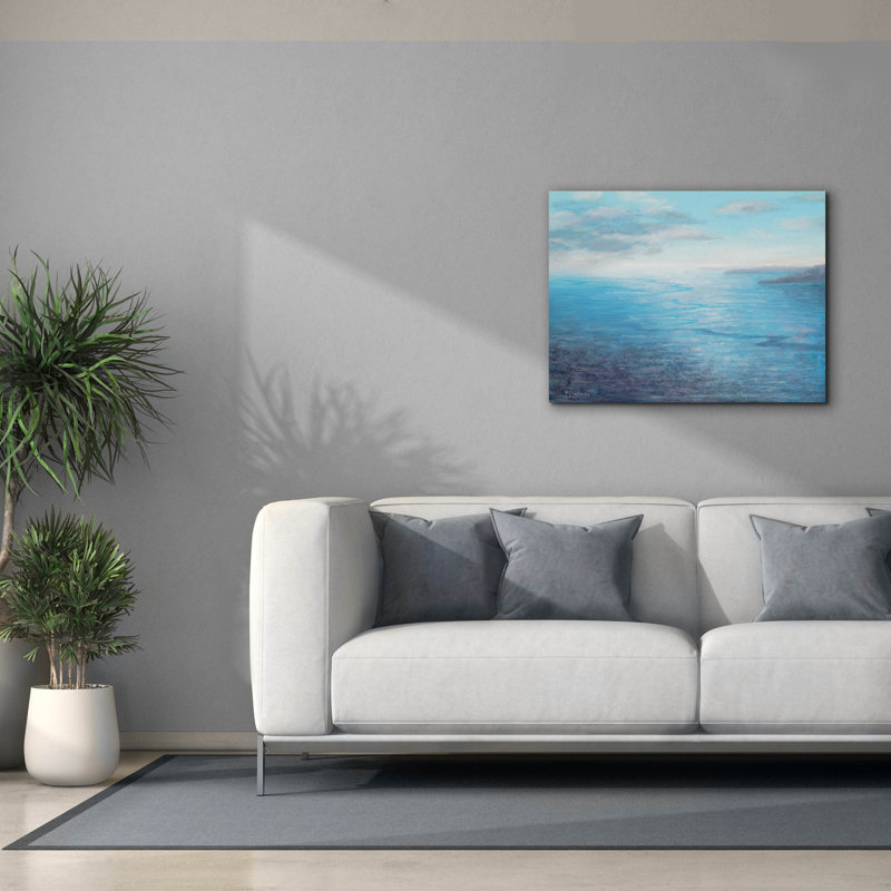  «Wind Patterns» par Vivian Chesterley, art mural sur toile, H 26 po x l 34 po