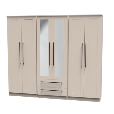 Fully Assembled 3 Door Wardrobe