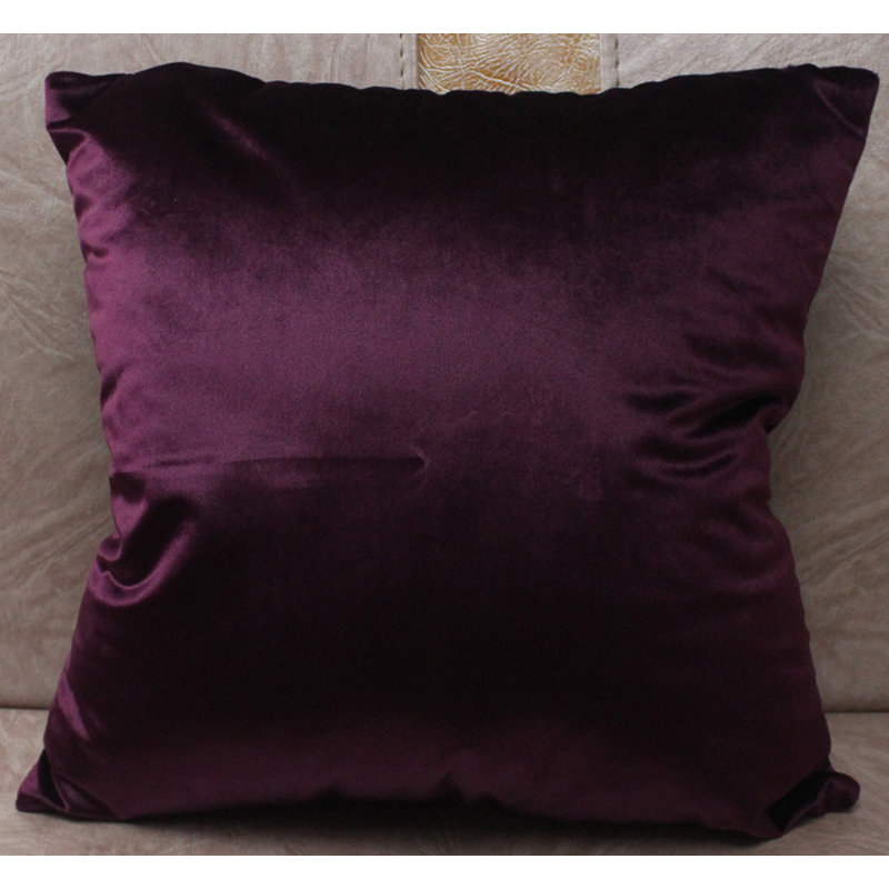 Drayton Square Cushion Cover, Dark Purple