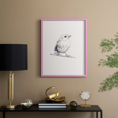 «Vintage Animal Print», reproduction encadrée en bois massif
