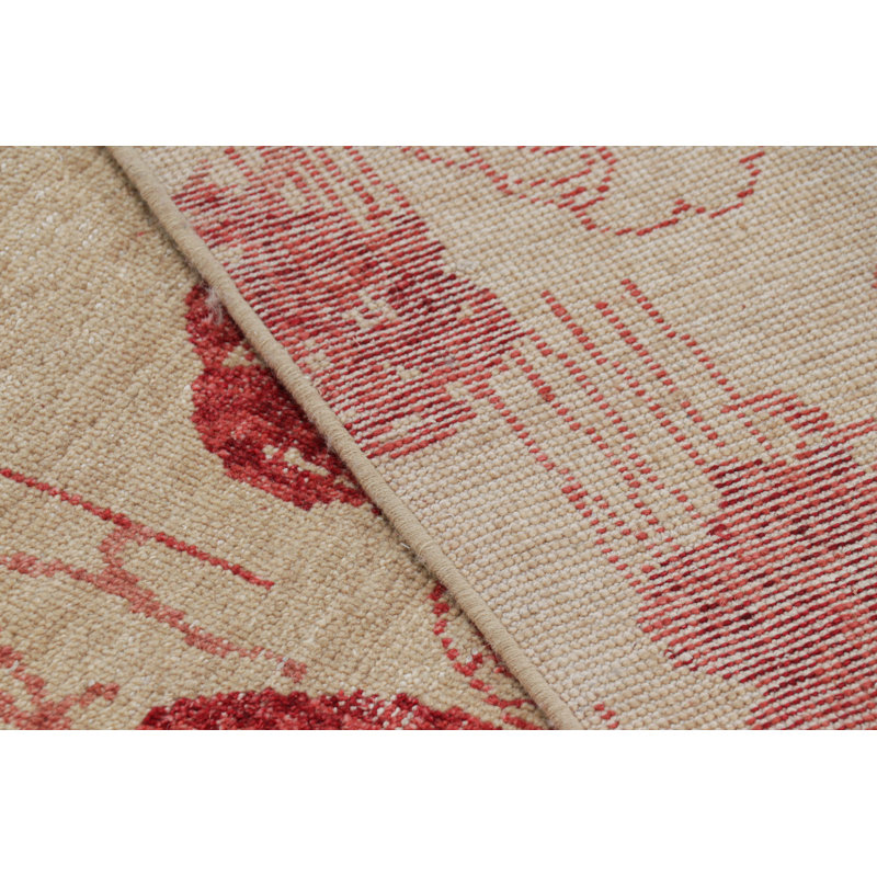 Distressed Homage Floral Area Rug, Runner 2'6" x 14'