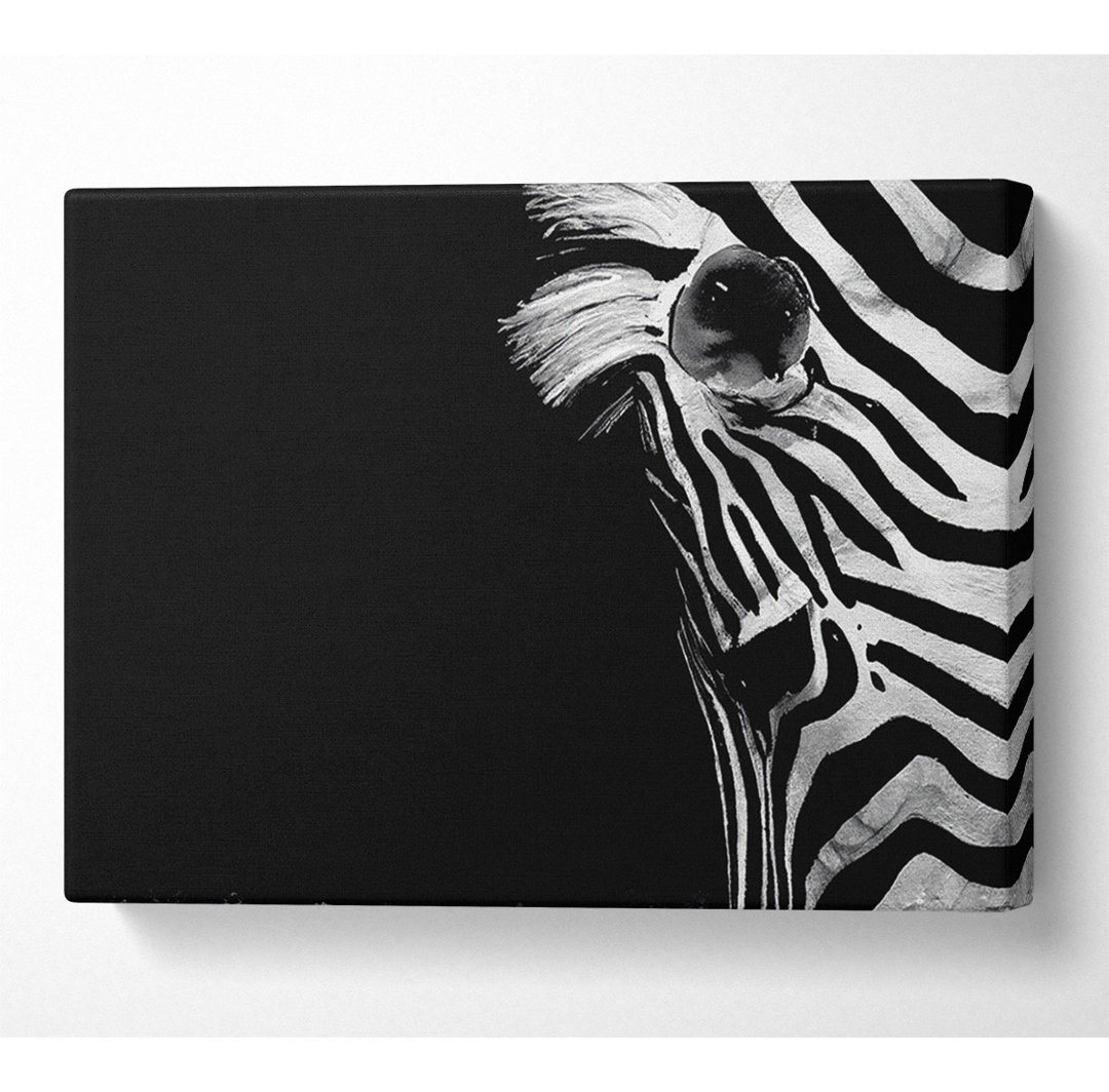 Trauriges Zebra - Druck