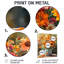 «Farm Sunset Garden Blooms Of Mums III», art mural en métal-1809046006