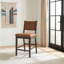 Chaise rembourrée en similicuir Tegan