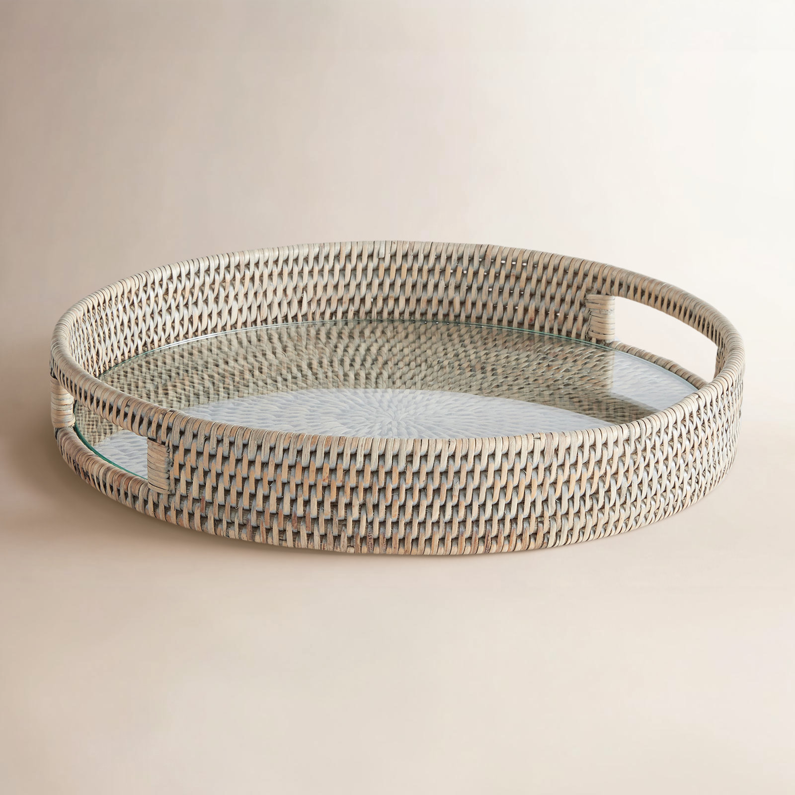 Amaranta Rattan Decorative Tray