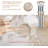 Davivy 13.2" White/Brown Bathroom Sink