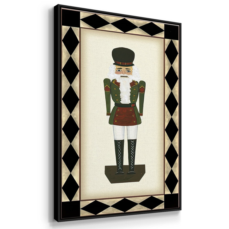 " Nutcracker II ", Black, 25" H x 17" W x 1.5" D