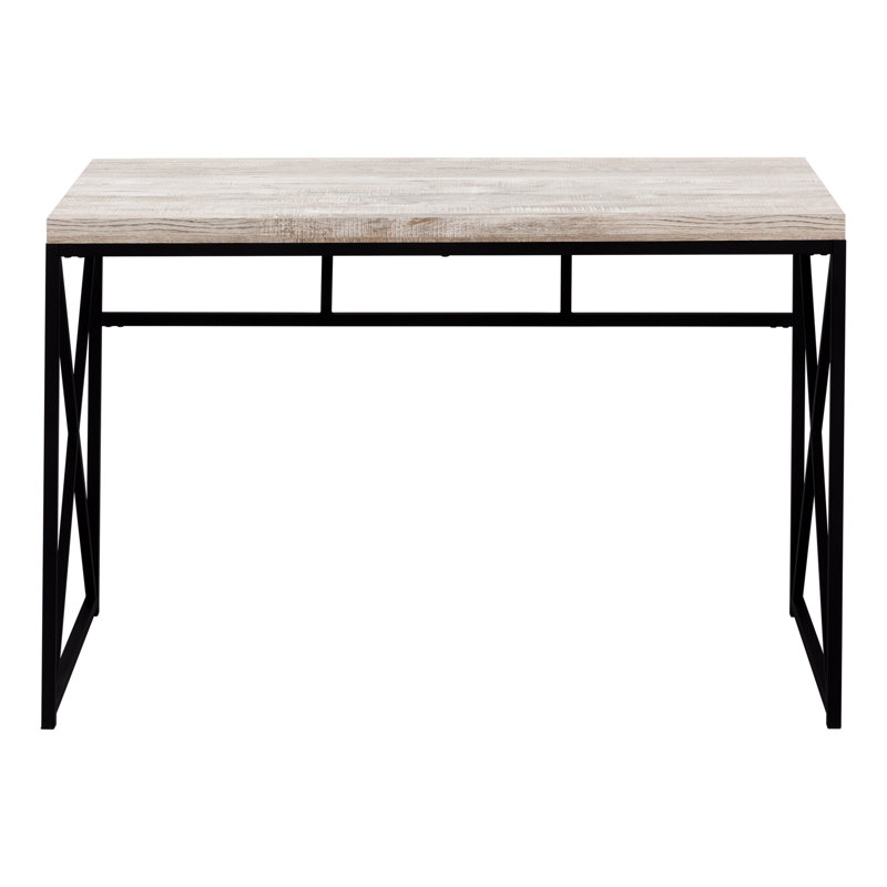 Bureau d'ordinateur, Taupe / Noir