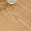 Table basse ovale de 47,24 pouces de style moderne moderne fabriquée à la main en forme de tambour pour le salon, table basse Ellipse avec piédestal robuste, couleur naturelle-1772509955