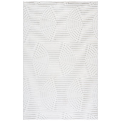 Versaillies 663 Performance Machine Washable Geometric Rug