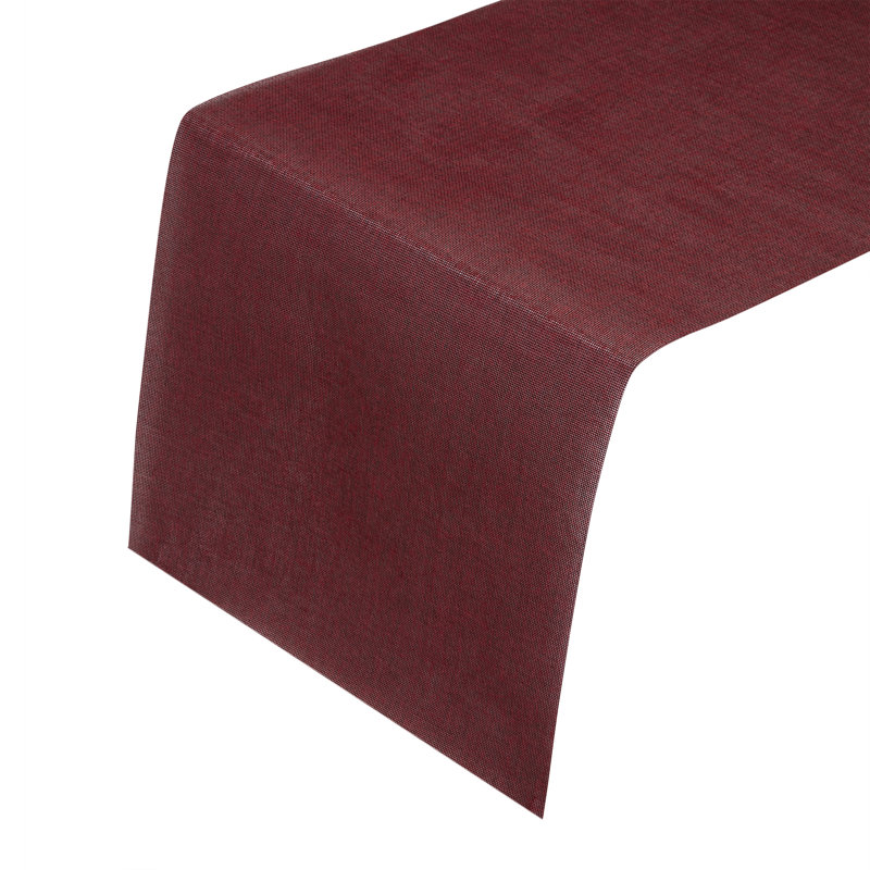 Boucher Table Runnner, Burgundy, 12