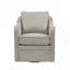 Fauteuil demi-tonneau pivotant rembourré, entièrement assemblé-2080405188