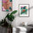 Aseda Matel Picture Frame with Mat, Aluminum Wall Gallery Photo Frame, Horizontal and Vertical Formats-340158062-340158065